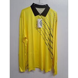 Zity Polo Shirts For Men's‎ Long Sleeve Collared Size XL